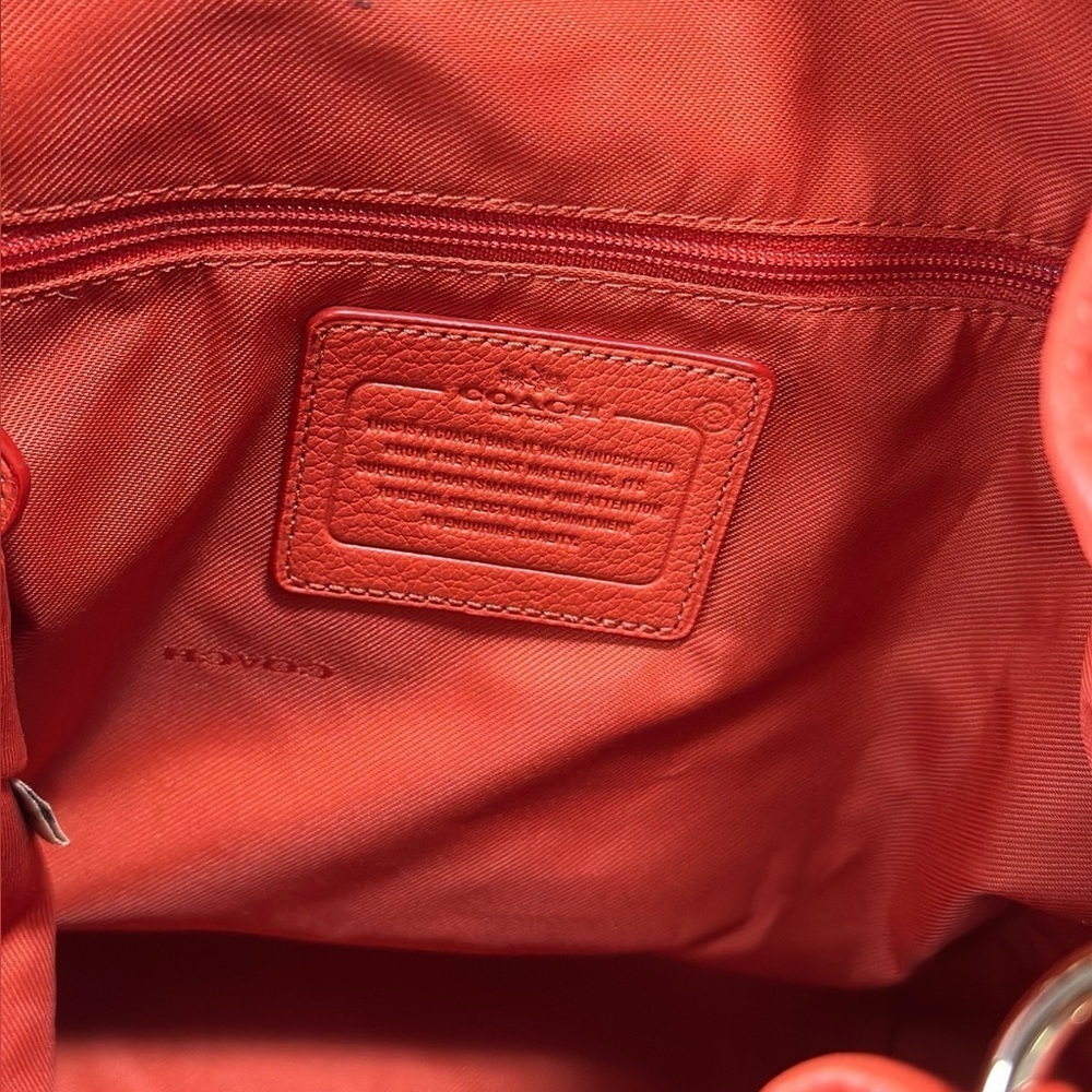 Coach  Leather TurnLock Tie Bucket Bag - Picture 3 of 17
